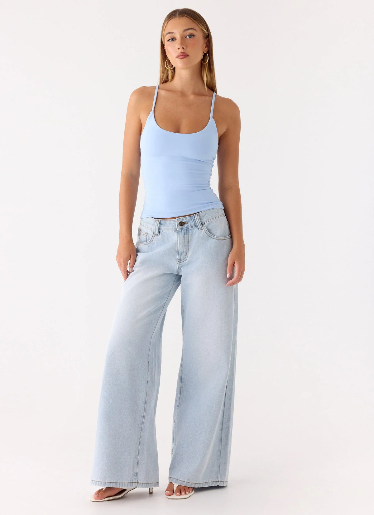 Blondie Tank Top Blue