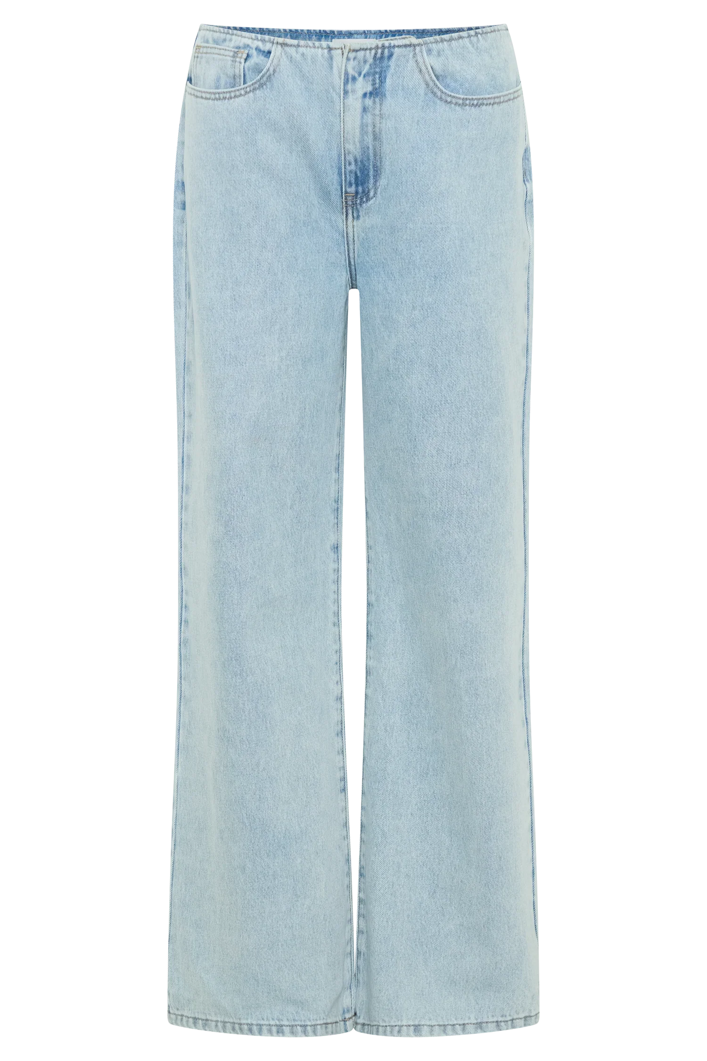 Caitlin Mid Rise Denim Jeans Light Blue