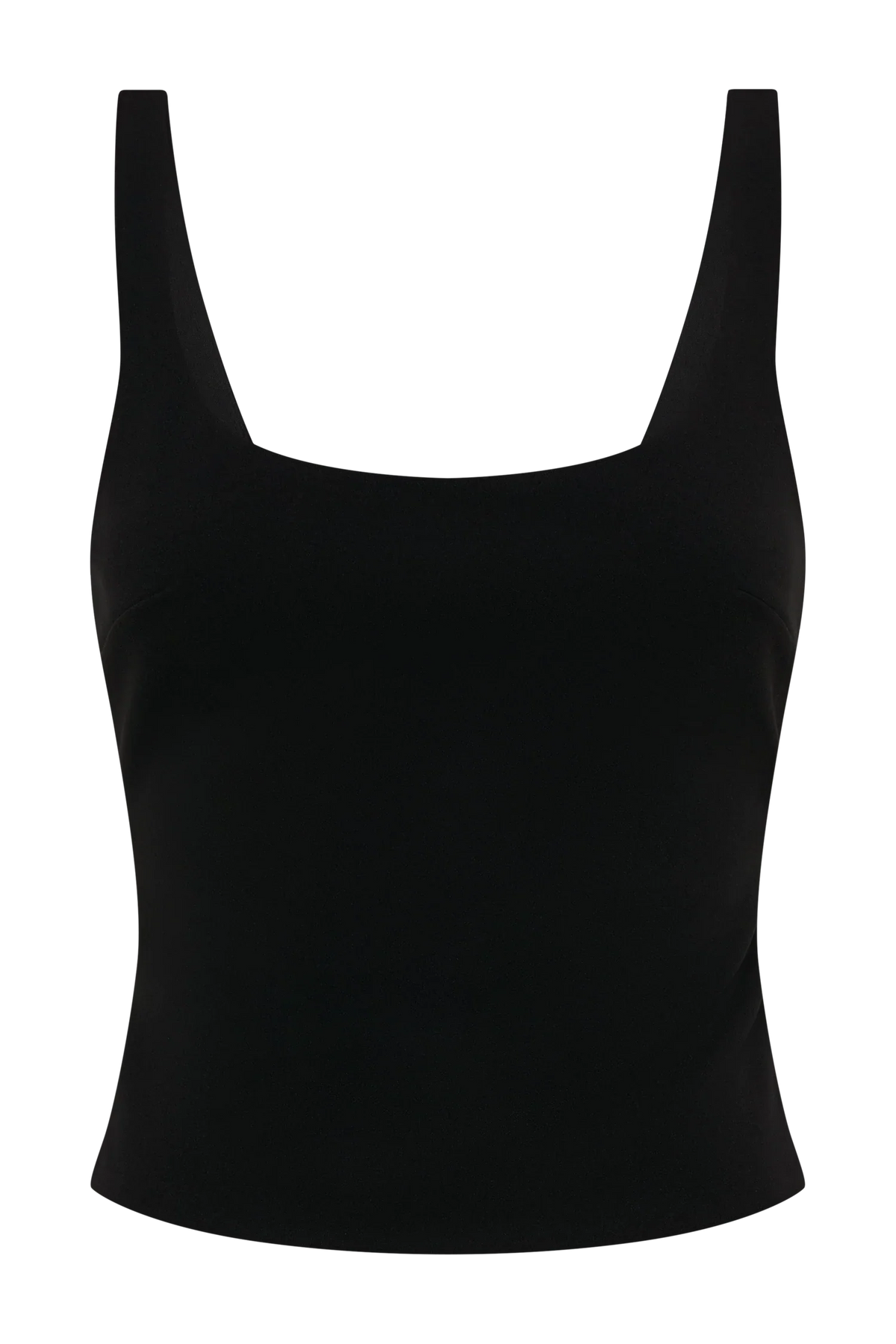 Blanca Stretch Crepe Cami Top Black