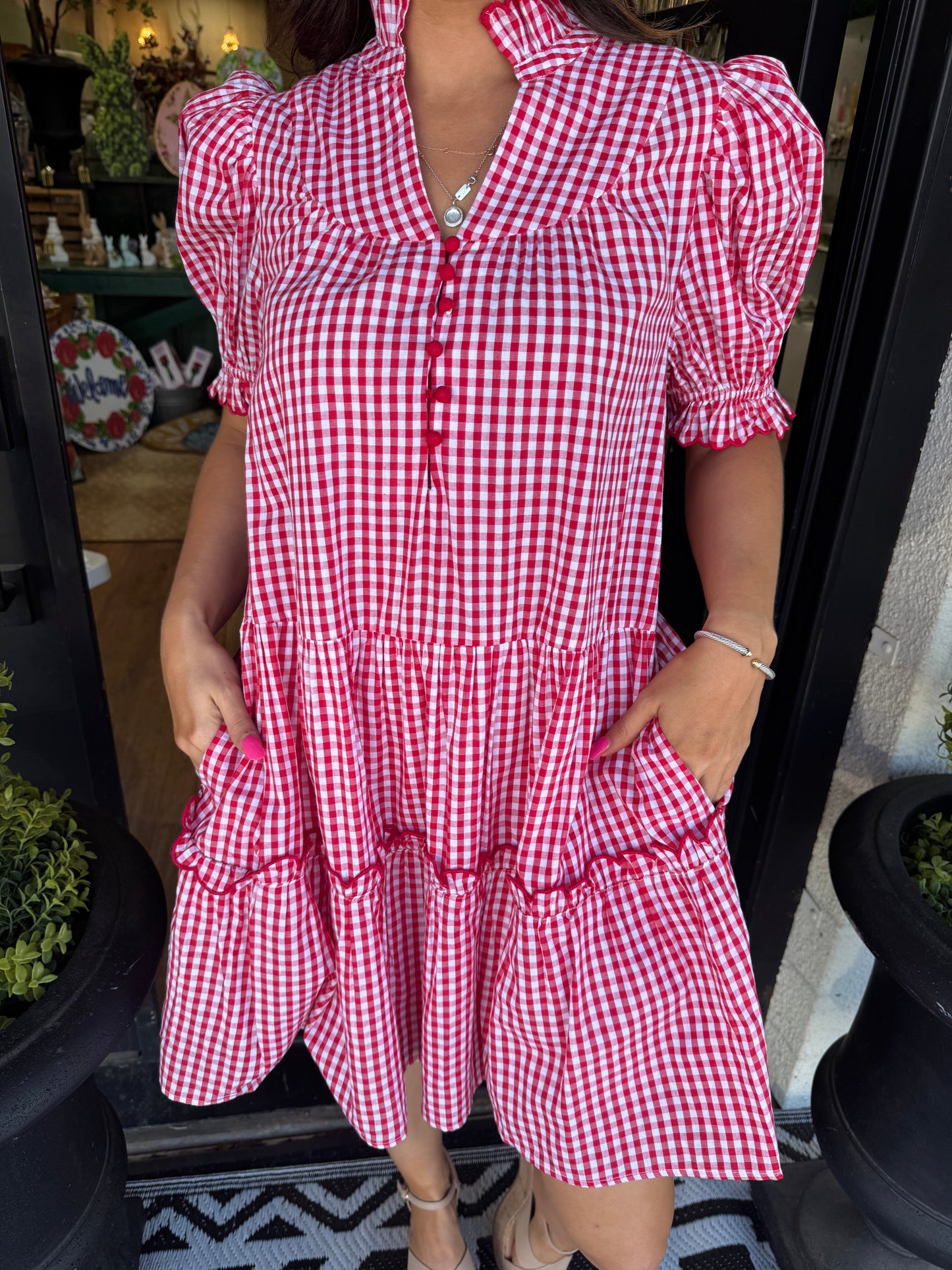 Joslyn Dress - Red