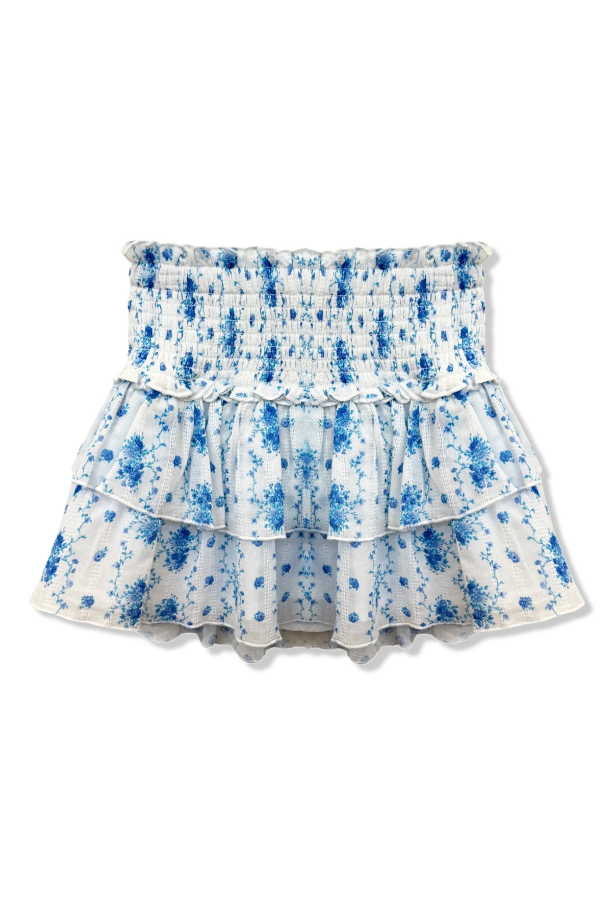 JUNIOR BIANCA PRINTED TIERED RUFFLE SKIRT - FINAL SALE