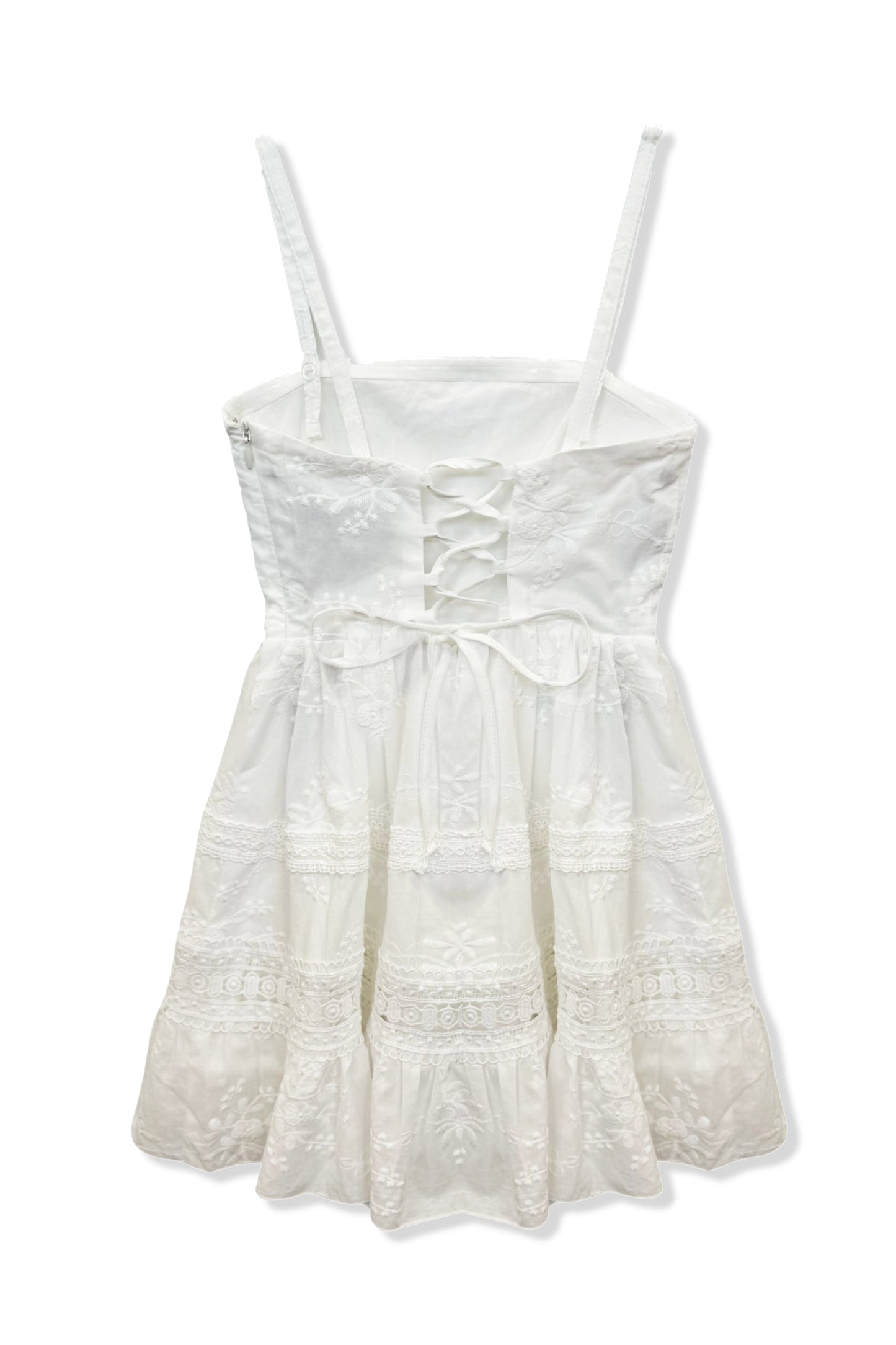 TWEEN BRIDGET LACE INSERT DRESS - FINAL SALE