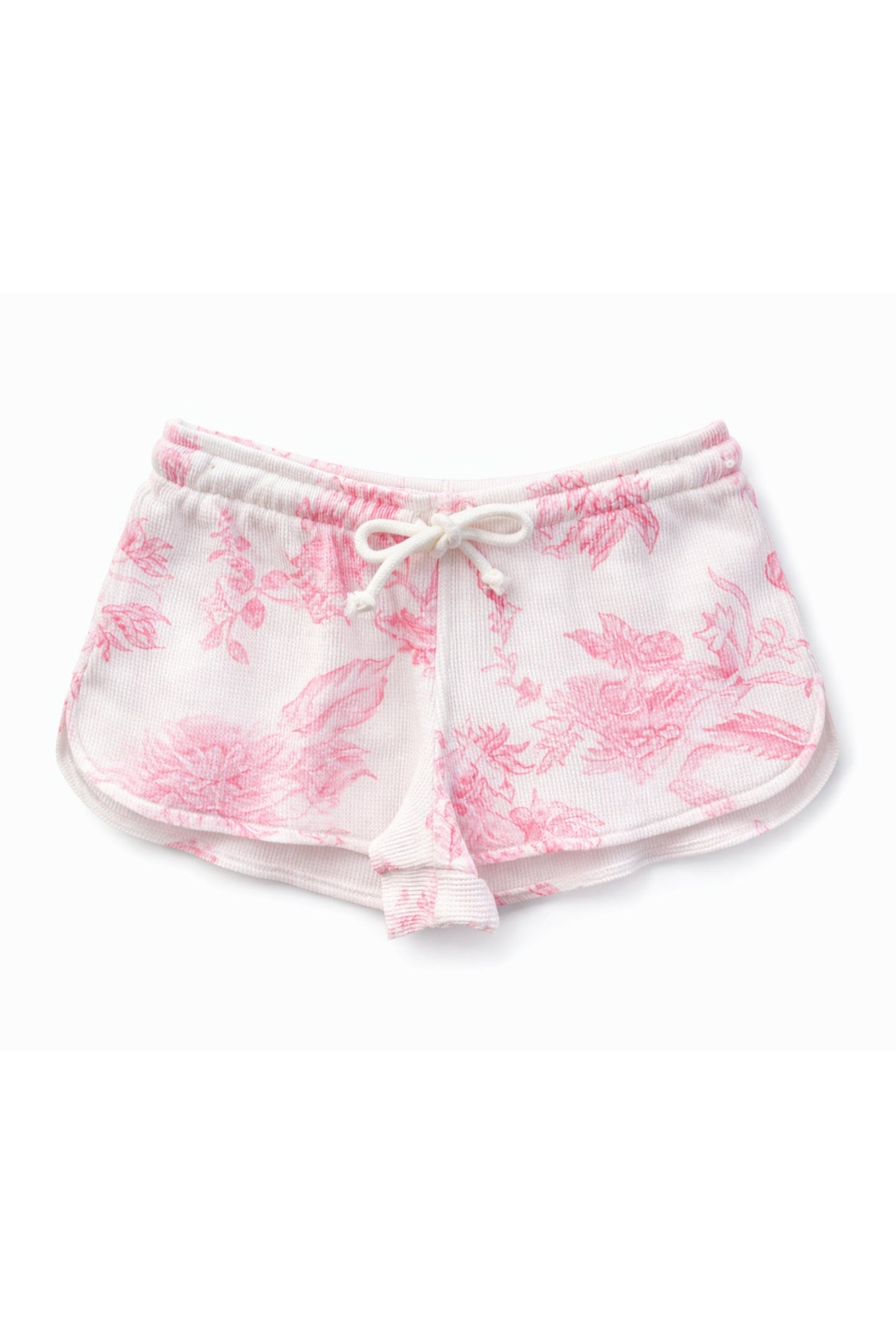 TWEEN BRYNN WAFFLE PRINTED LOUNGE SHORTS