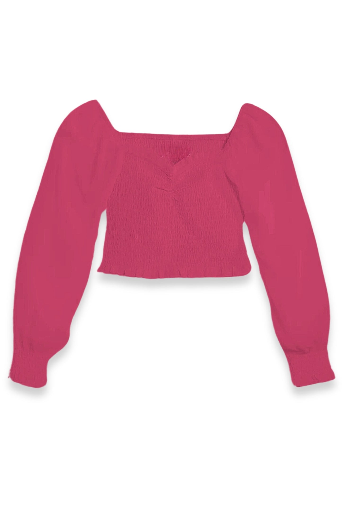 TWEEN CHLOE SOLID SHEER TOP - FINAL SALE