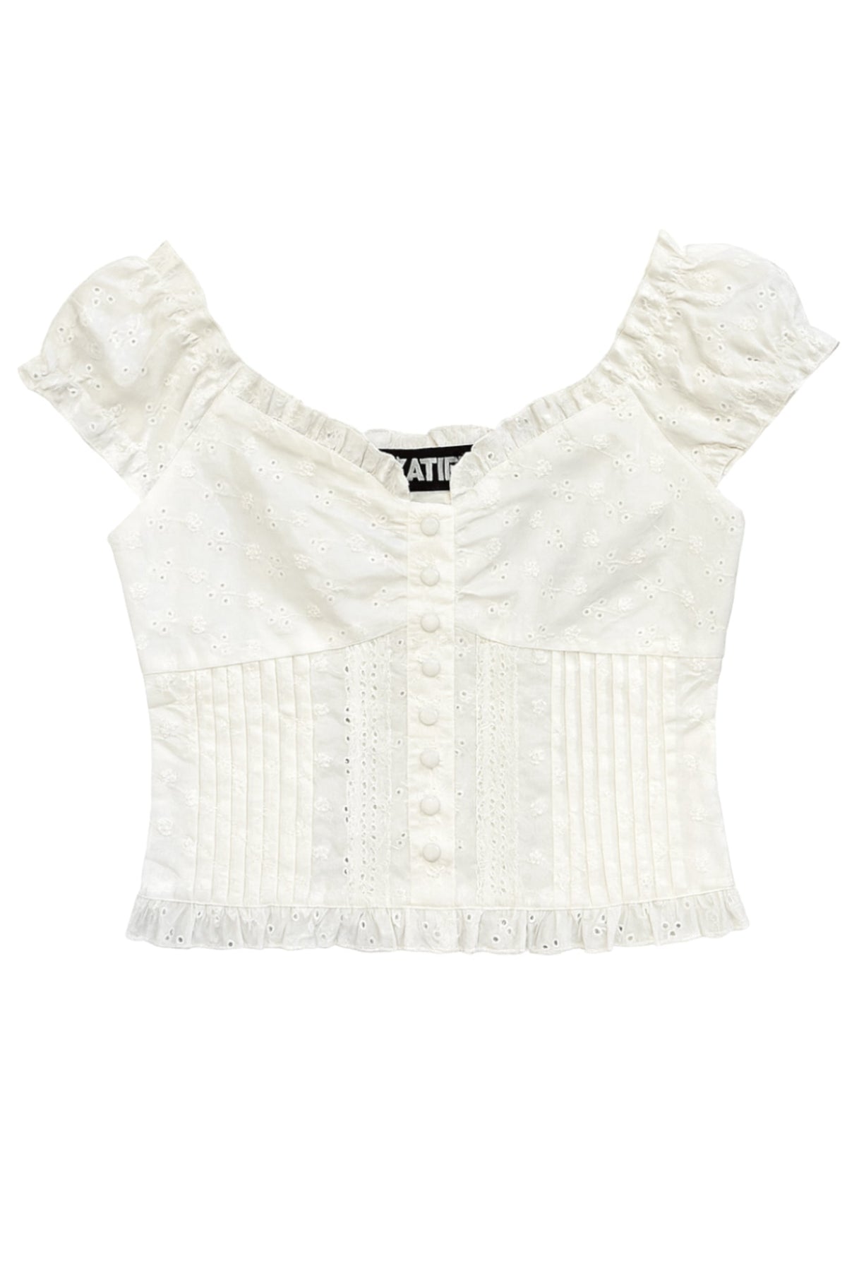 JUNIOR DAPHNE SWEETHEART BOHO TOP