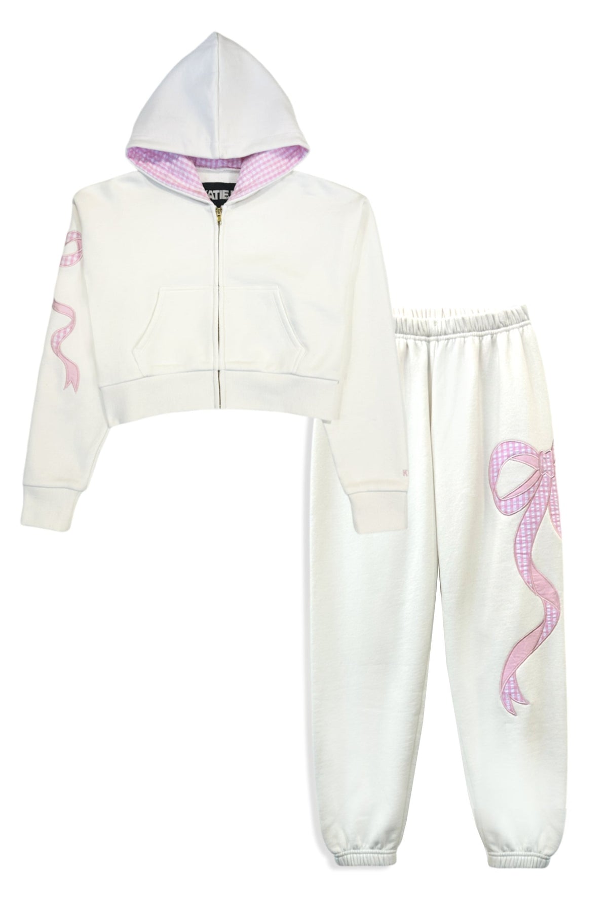 JUNIOR DYLAN BOW APPLIQUE SWEATPANT