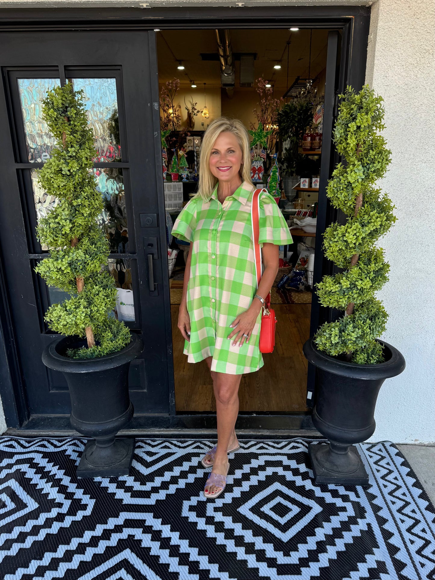 Beth Dress - Lime