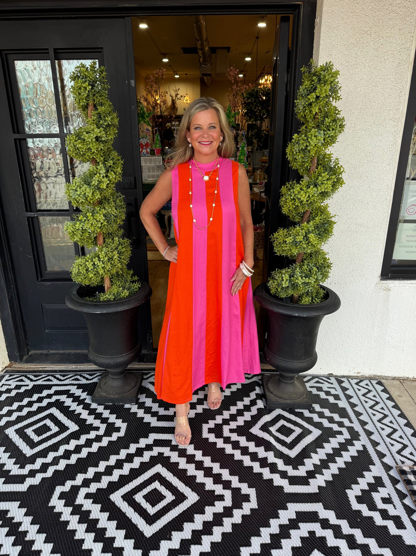 Charli Dress - Magenta