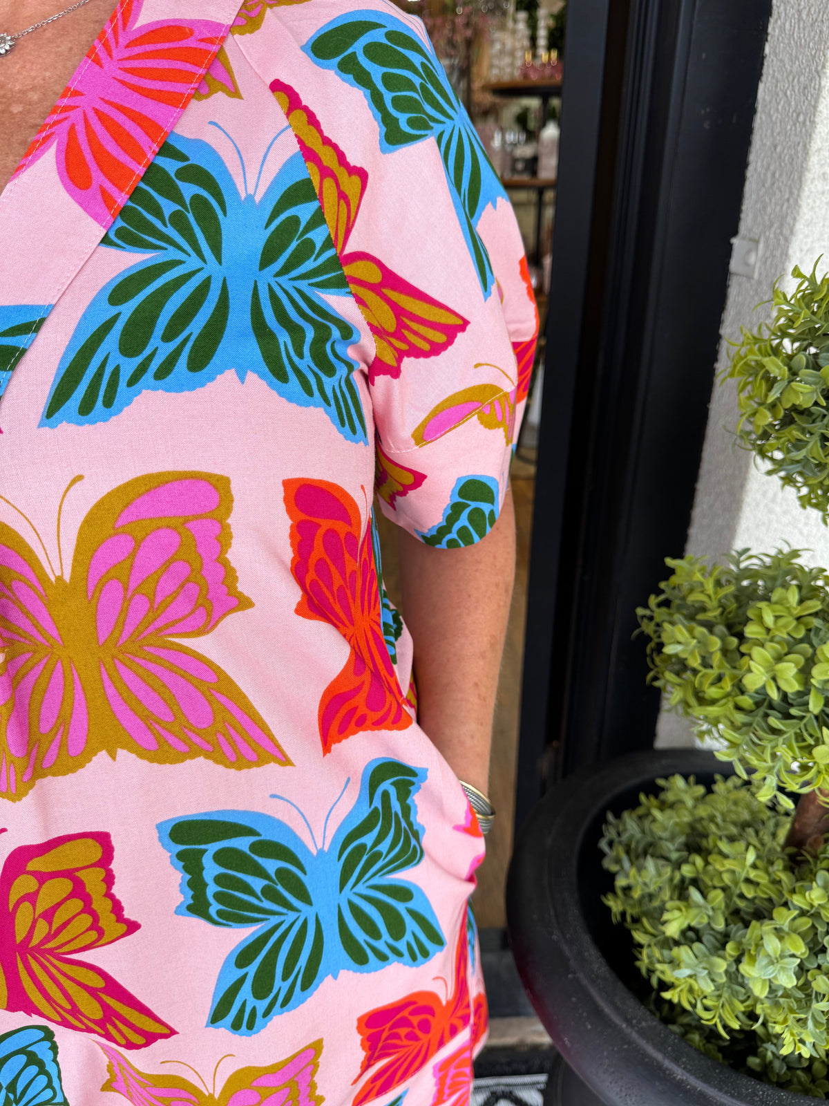 Uncle Frank Butterflies Shift Dress