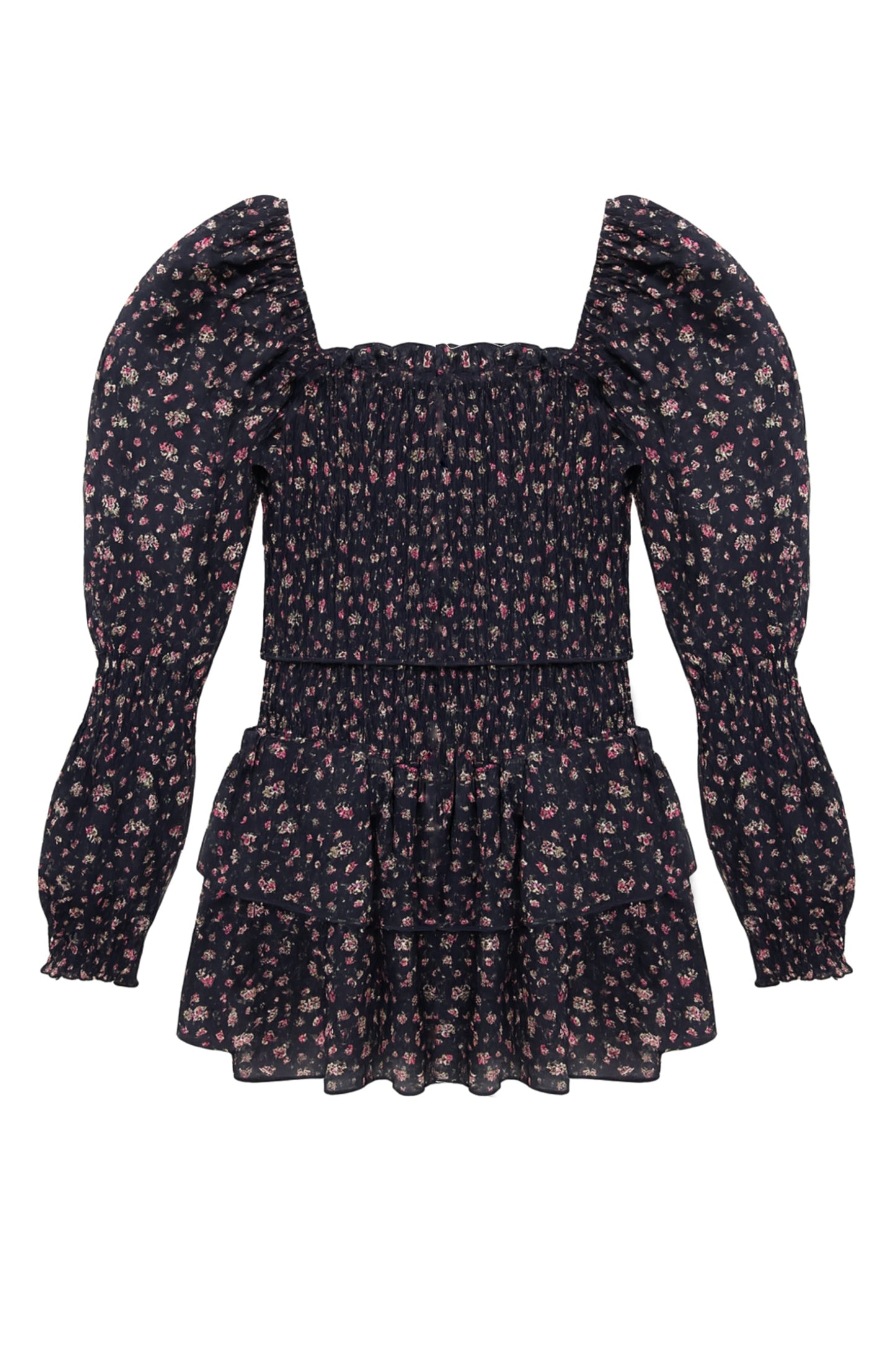 TWEEN LAINEY PRINTED LS DAY DRESS - FINAL SALE