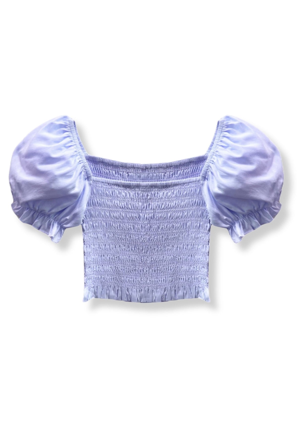 TWEEN MARLEE SOLID PUFF SLEEVE TOP