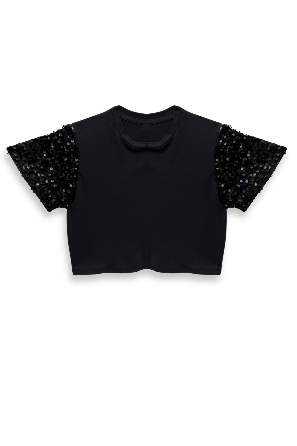 TWEEN MISHA SEQUIN SLEEVE BOXY TEE - FINAL SALE