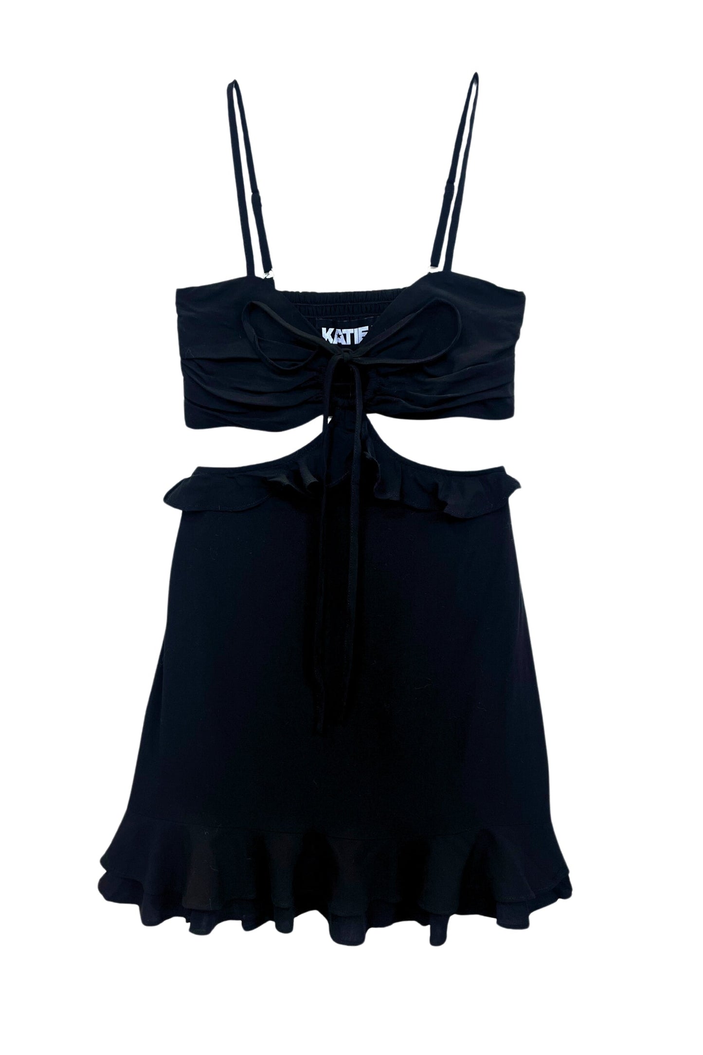 TWEEN ZARA CUTOUT SOLID DRESS - FINAL SALE