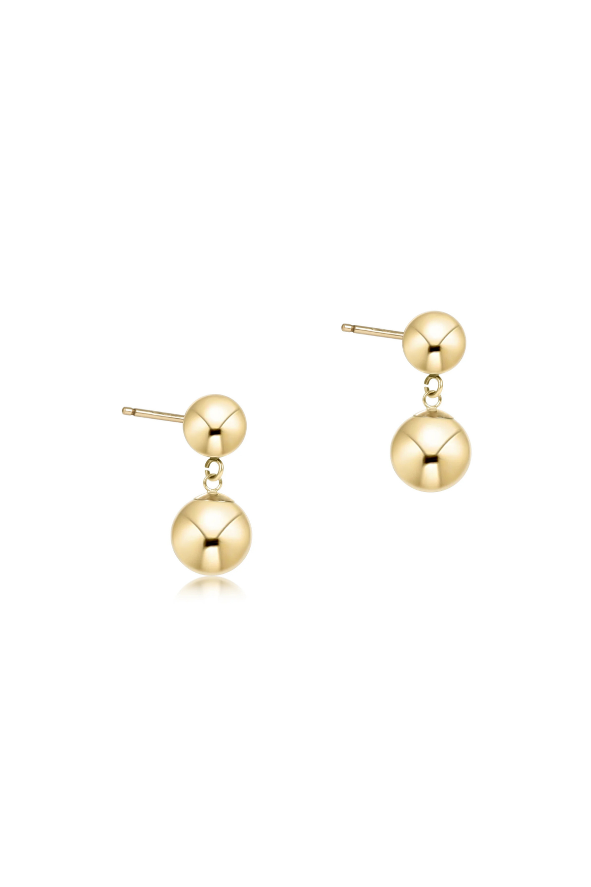 Classic 10mm Ball Drop Stud - Gold