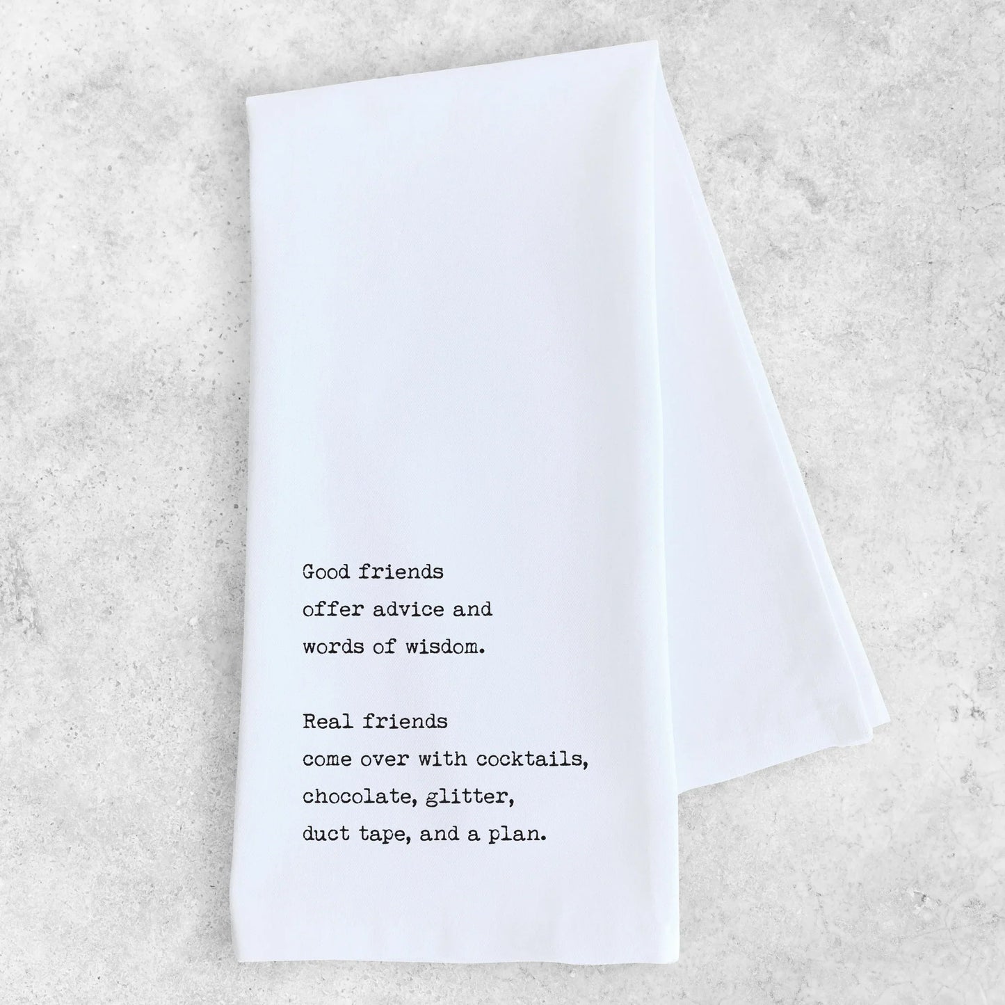 Real Friends - Organic Cotton Tea Towel
