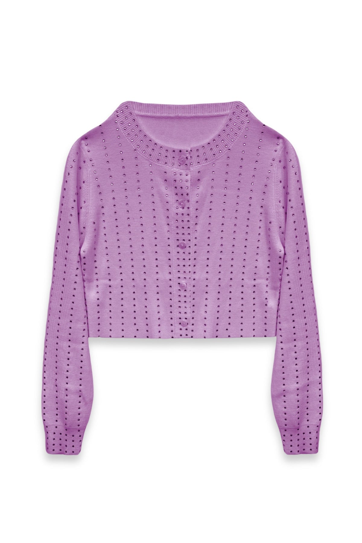 TWEEN SHIRA RHINESTONE CARDIGAN SWEATER - FINAL SALE