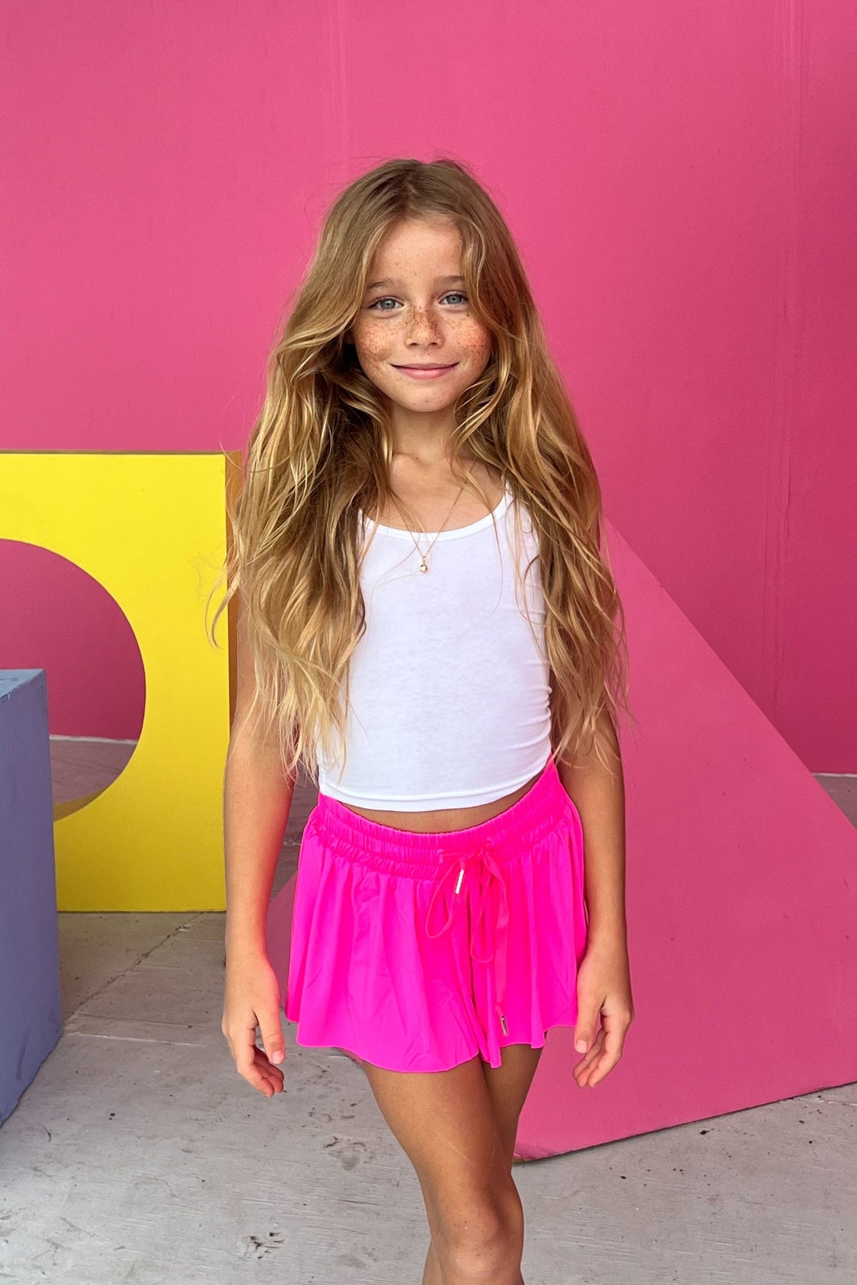 TWEEN FARRAH SOLID SHORTS - FINAL SALE