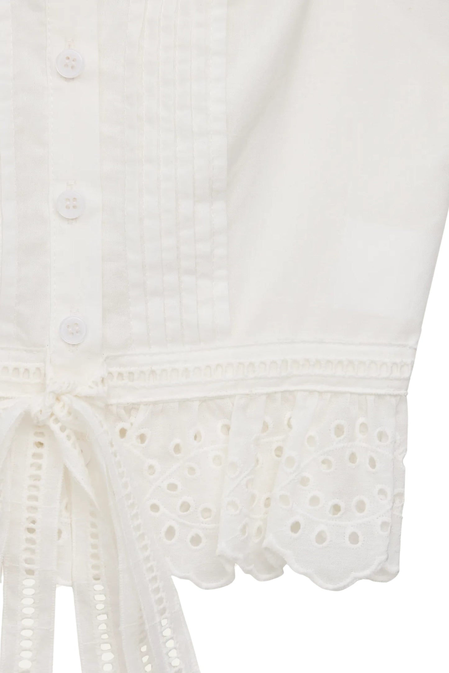 TWEEN WAVERLY LINEN EYELET DETAIL CAMI TOP