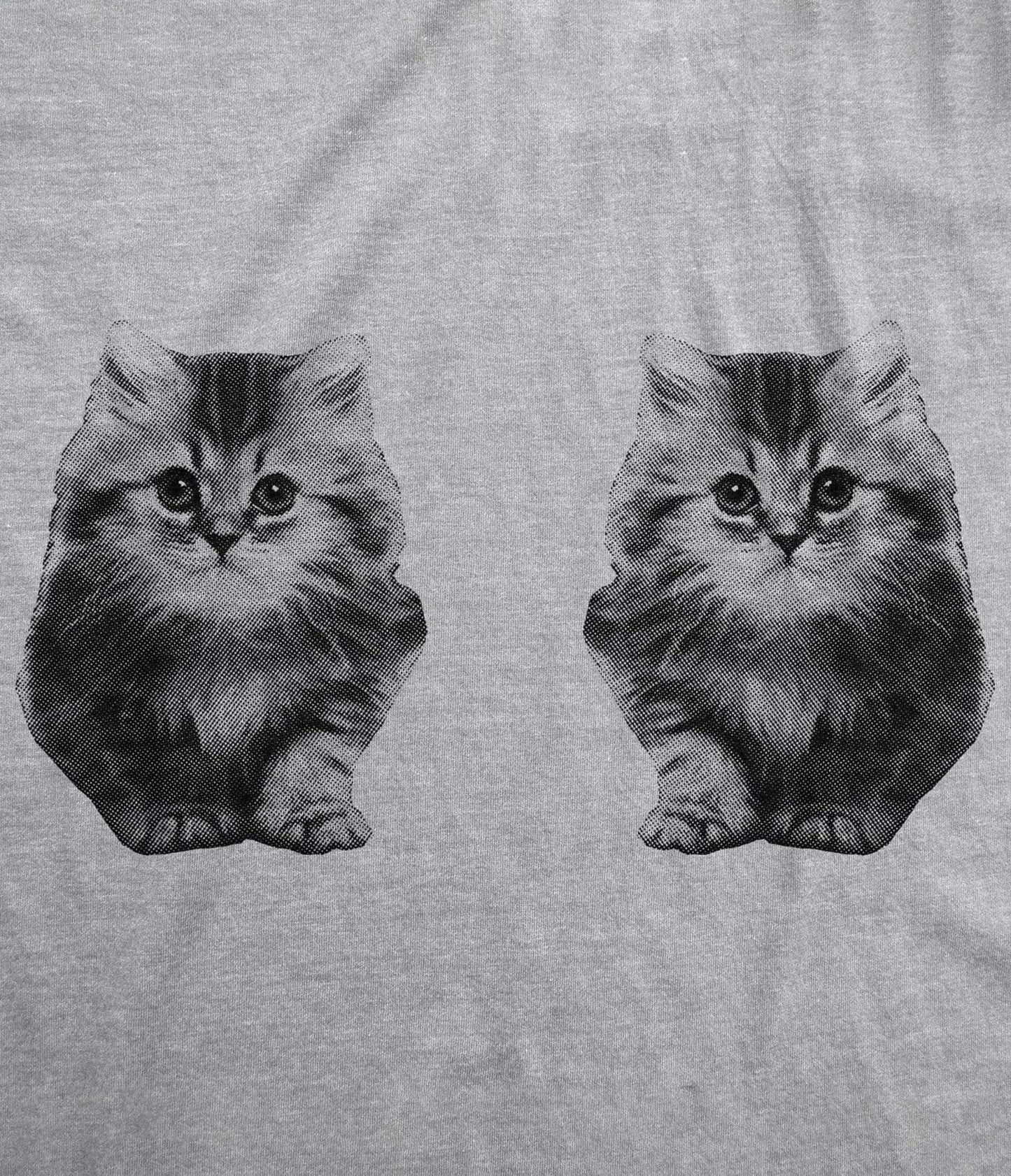 Ask Me About My Kitties Flip Fitted Graphic Tee