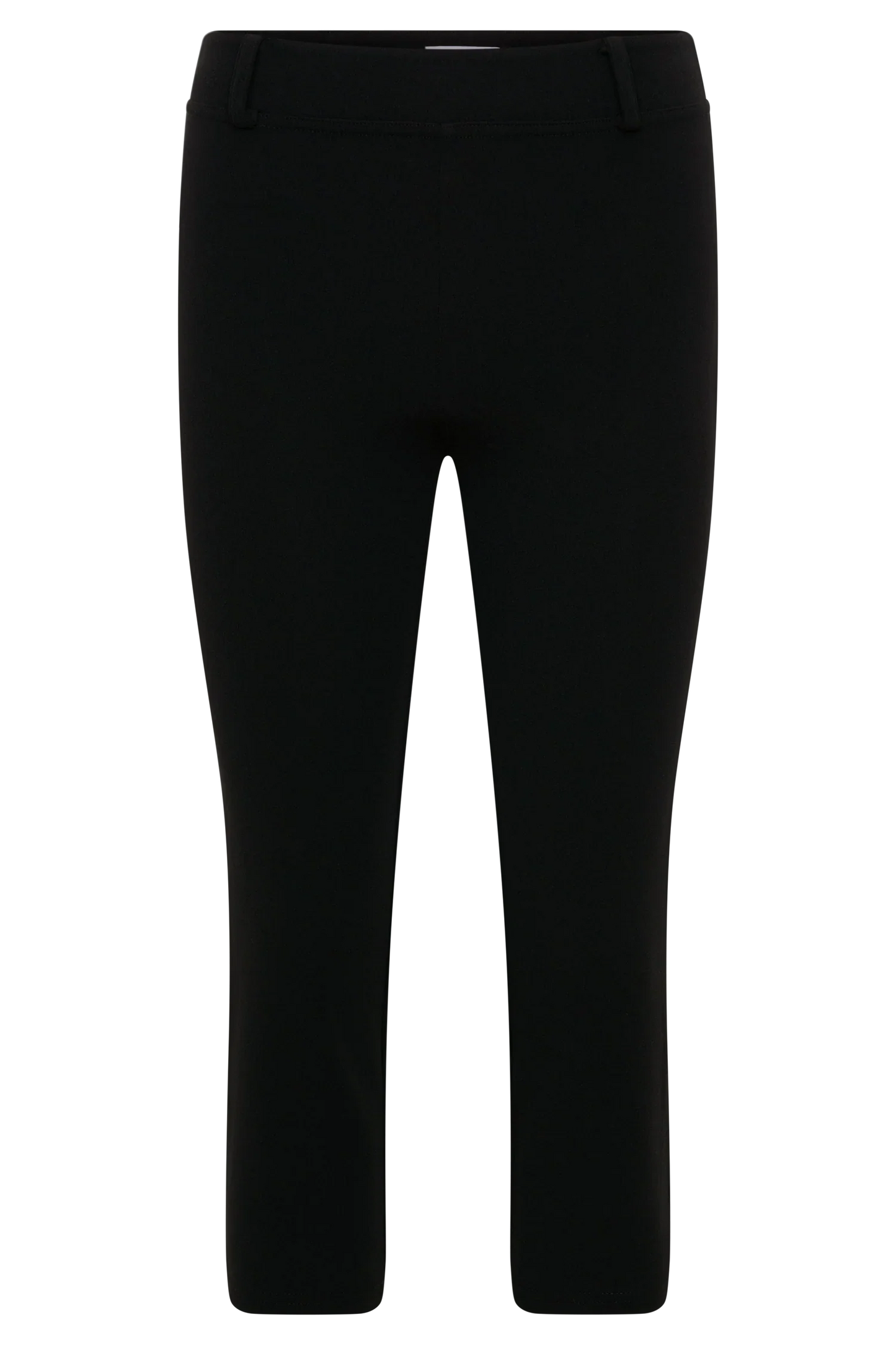 Blanca Stretch Crepe Capri Pants Black
