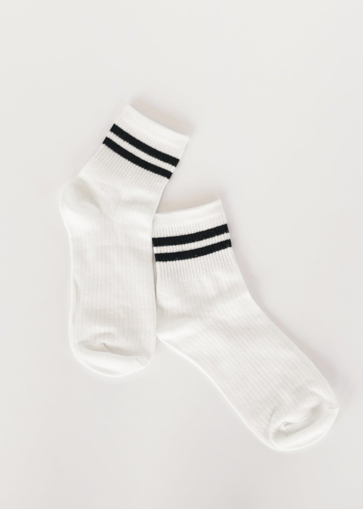 Casual Striped Cuff Ankle Socks - FINAL SALE