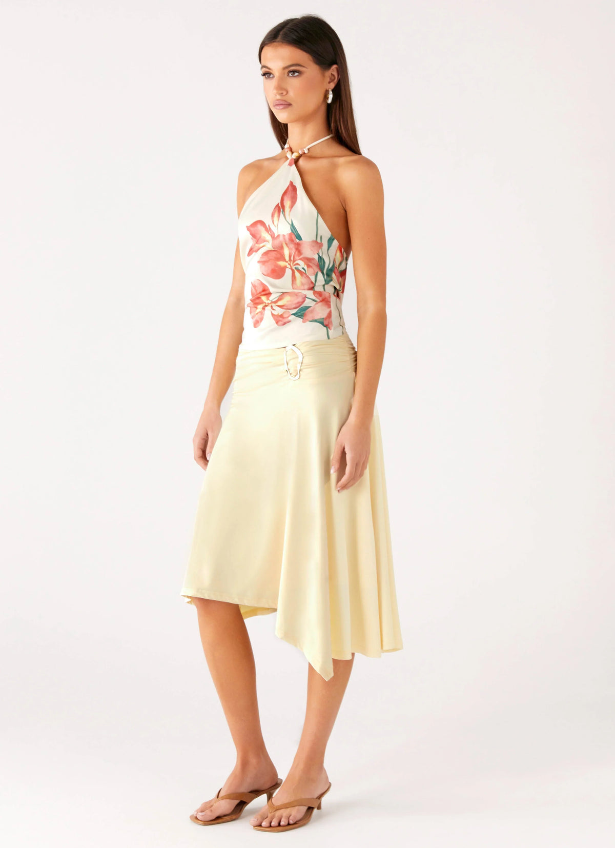 Brisa Midi Skirt Butter