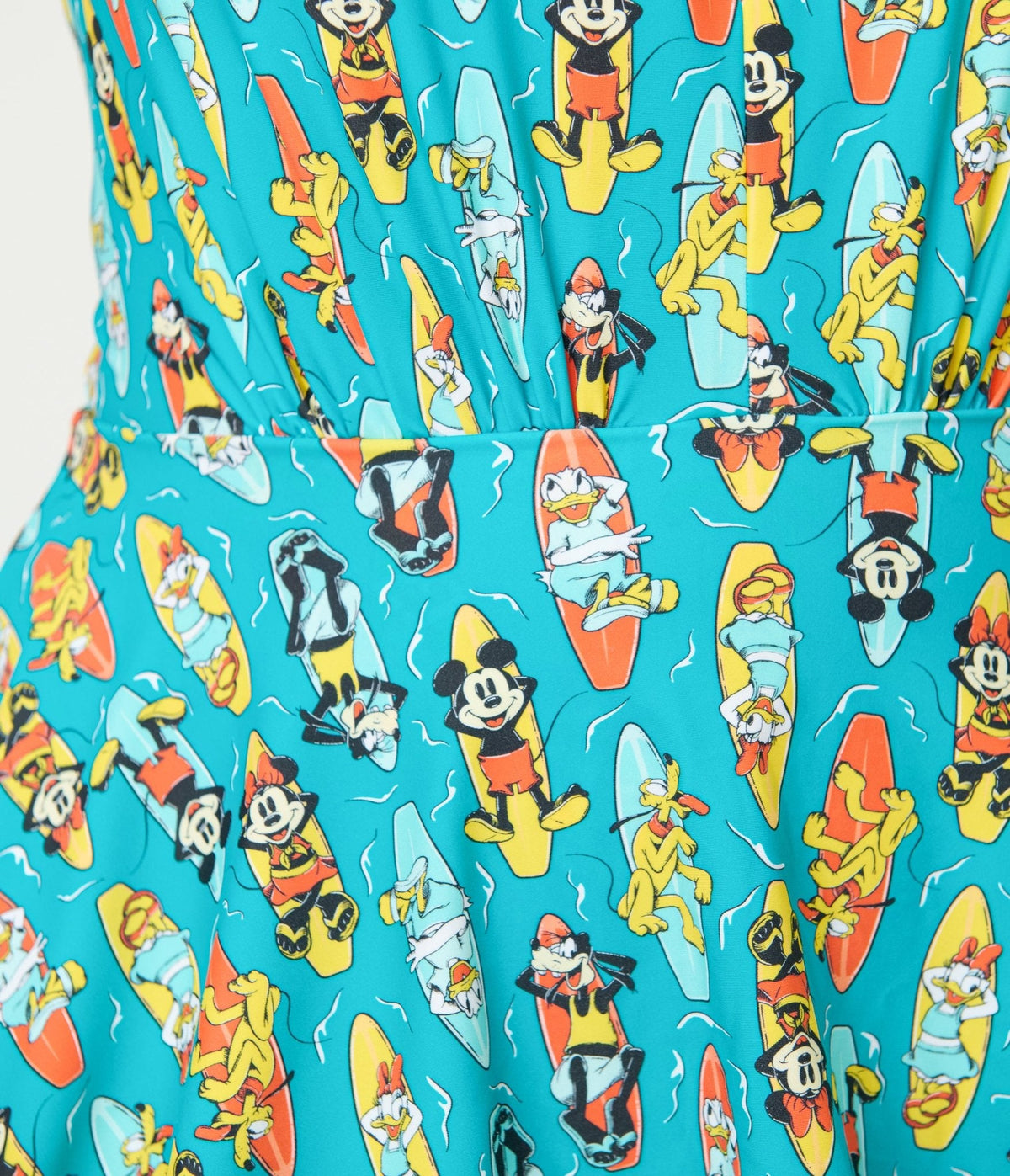 Disney Mickey & Friends Collection by Unique Vintage Plus Size Surfing Mickey Wendy Swimsuit