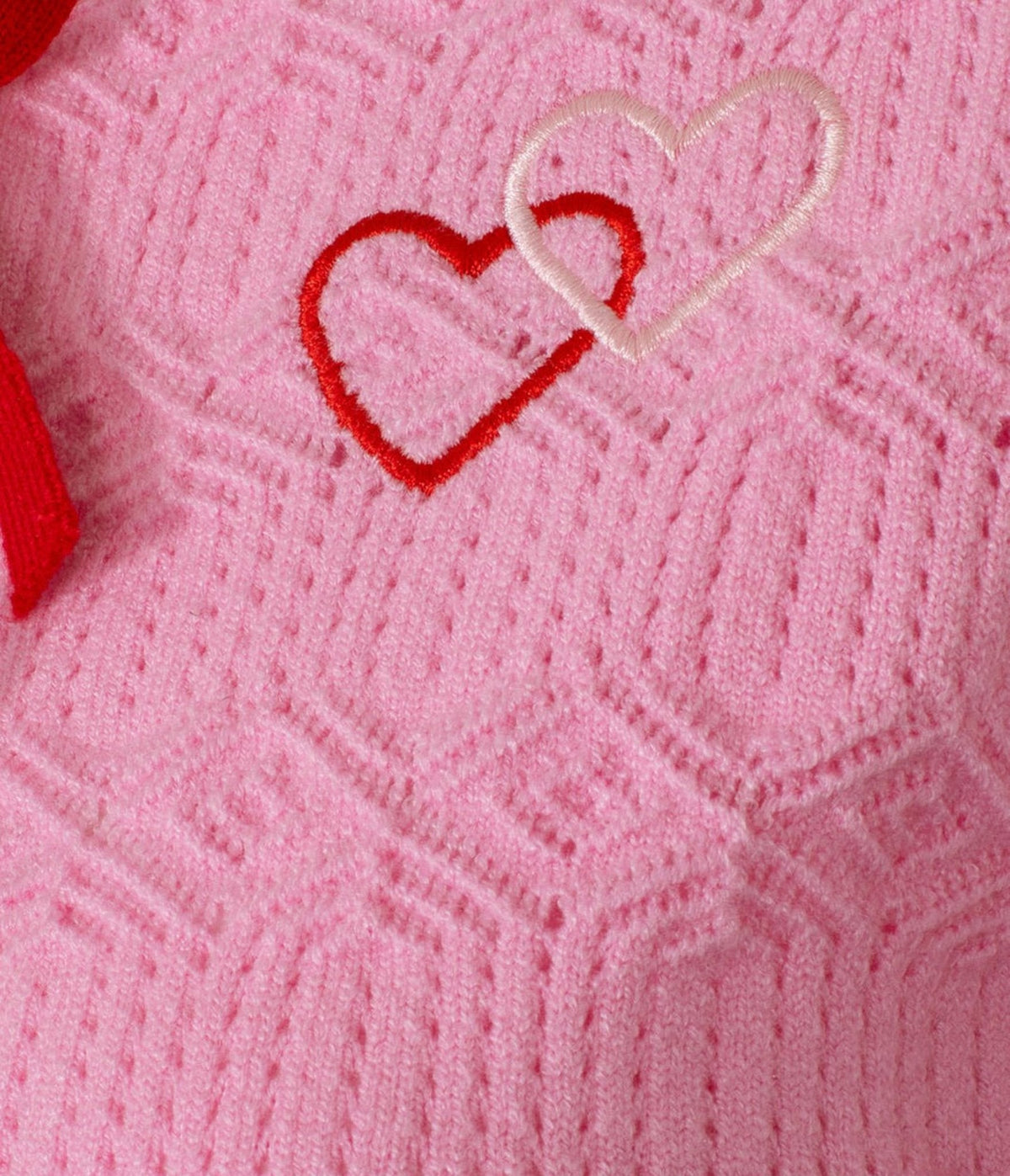 Hell Bunny Pink Tie Front Lucie Cardigan