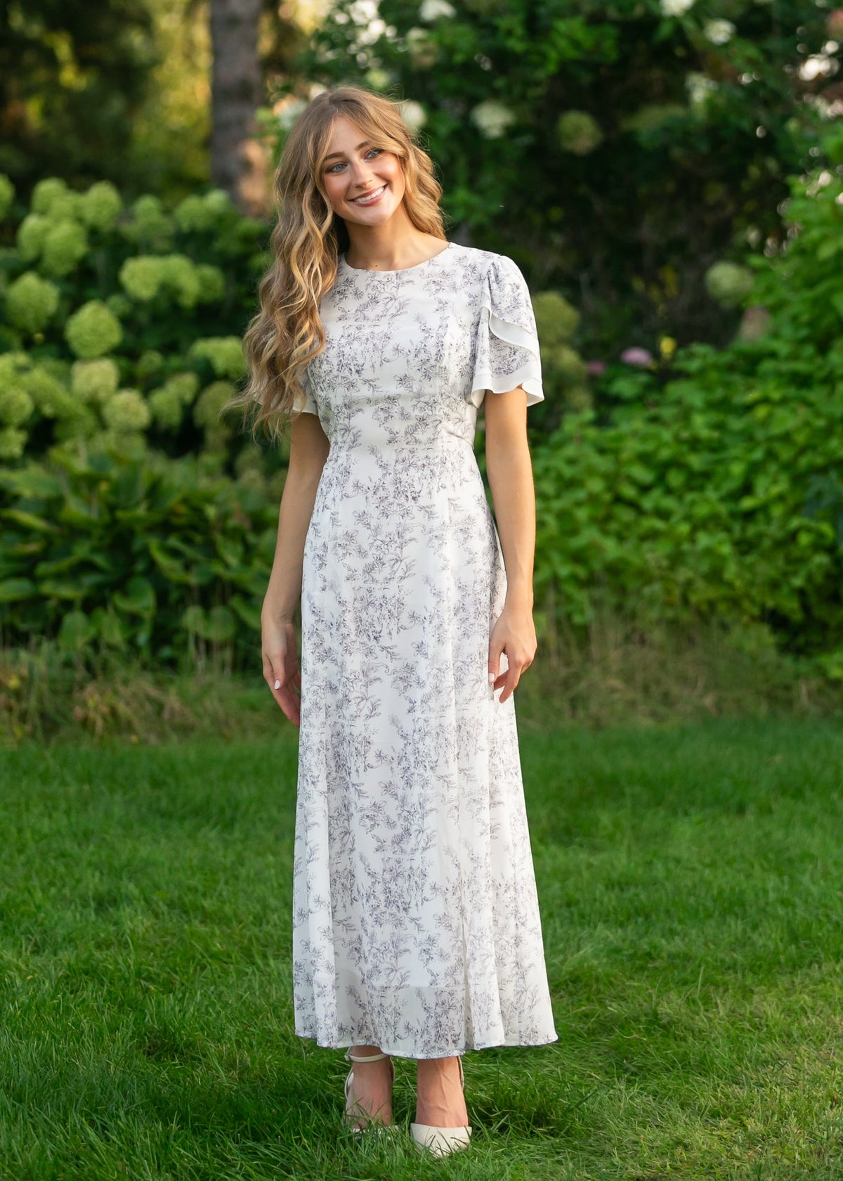 Maren Floral Straight Maxi Dress
