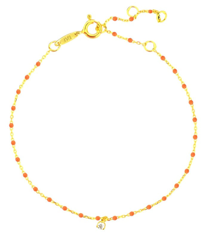 Tiny Pop Beaded Anklet