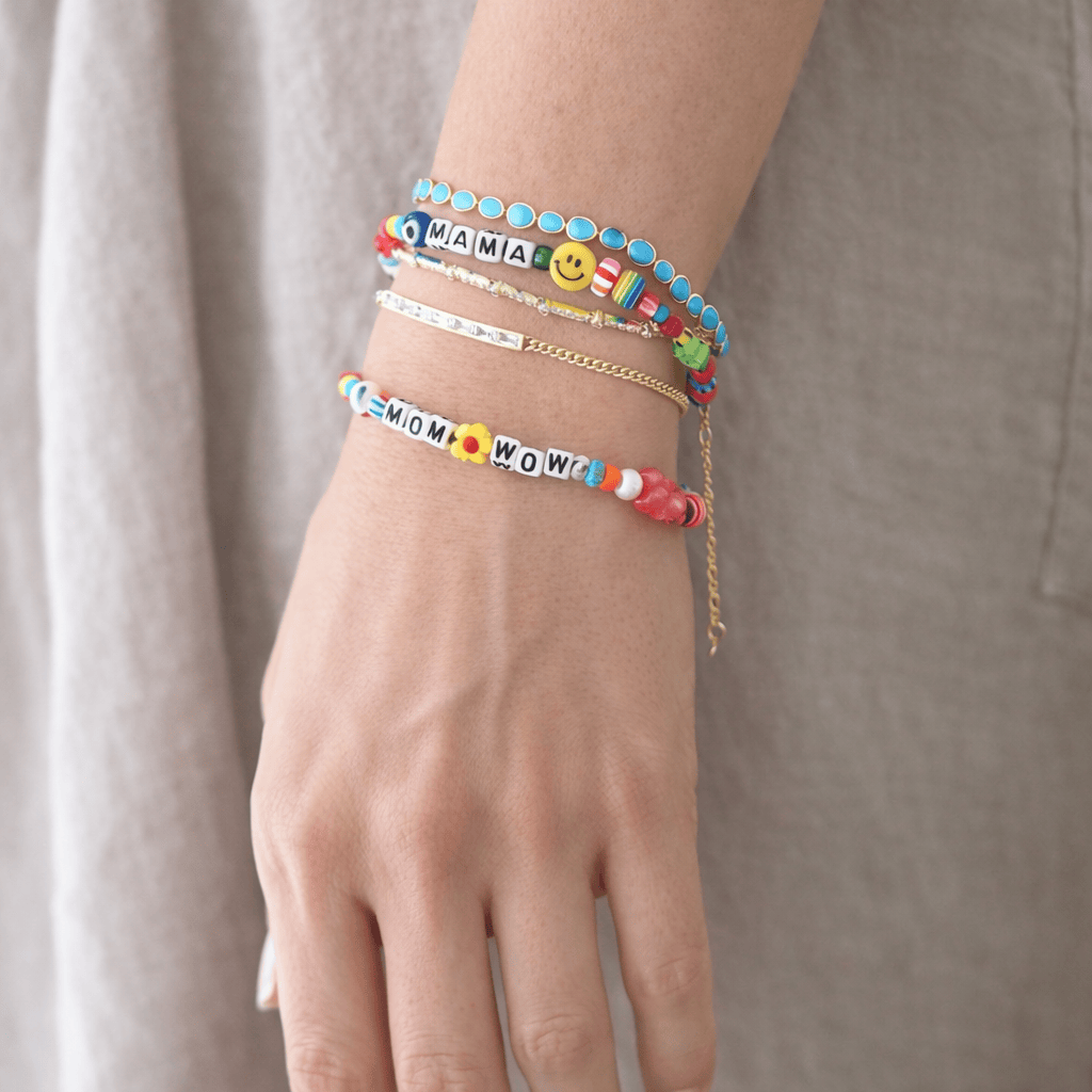 Handmade Beaded Mama Bracelet