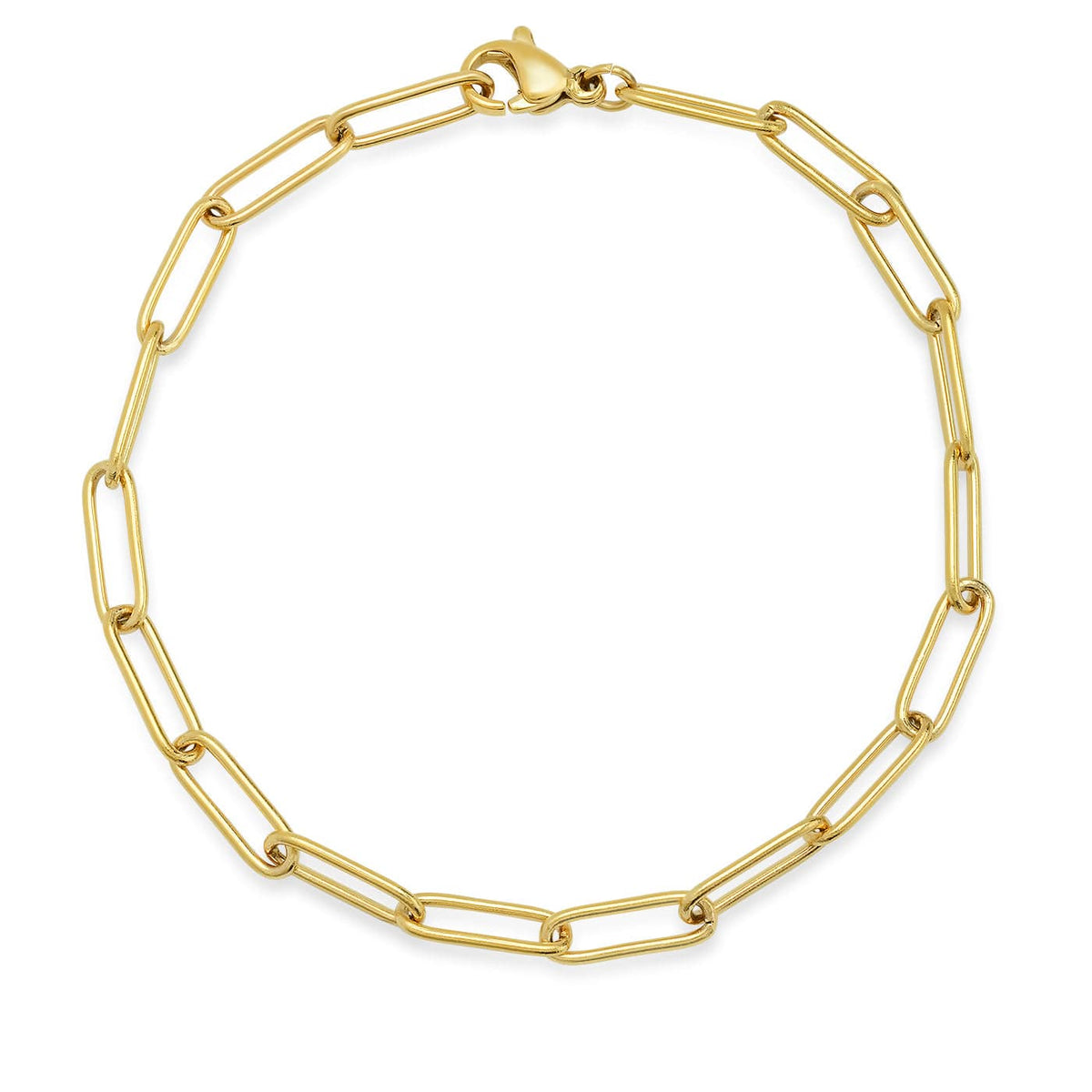 Large Oval Cable Link Bracelet
