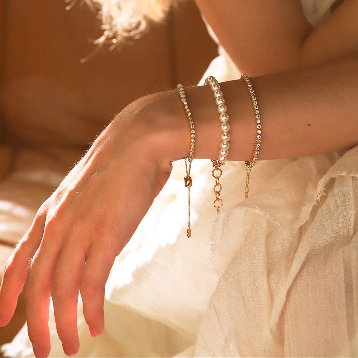 Large Pearl Bracelet