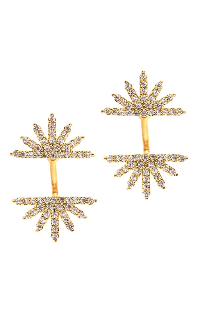 Art Deco Fan Ear Jackets