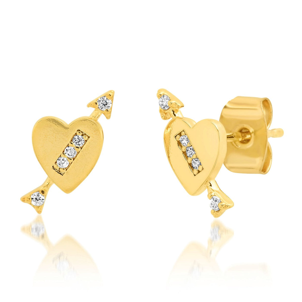 Cupid’s Arrow Stud Earrings