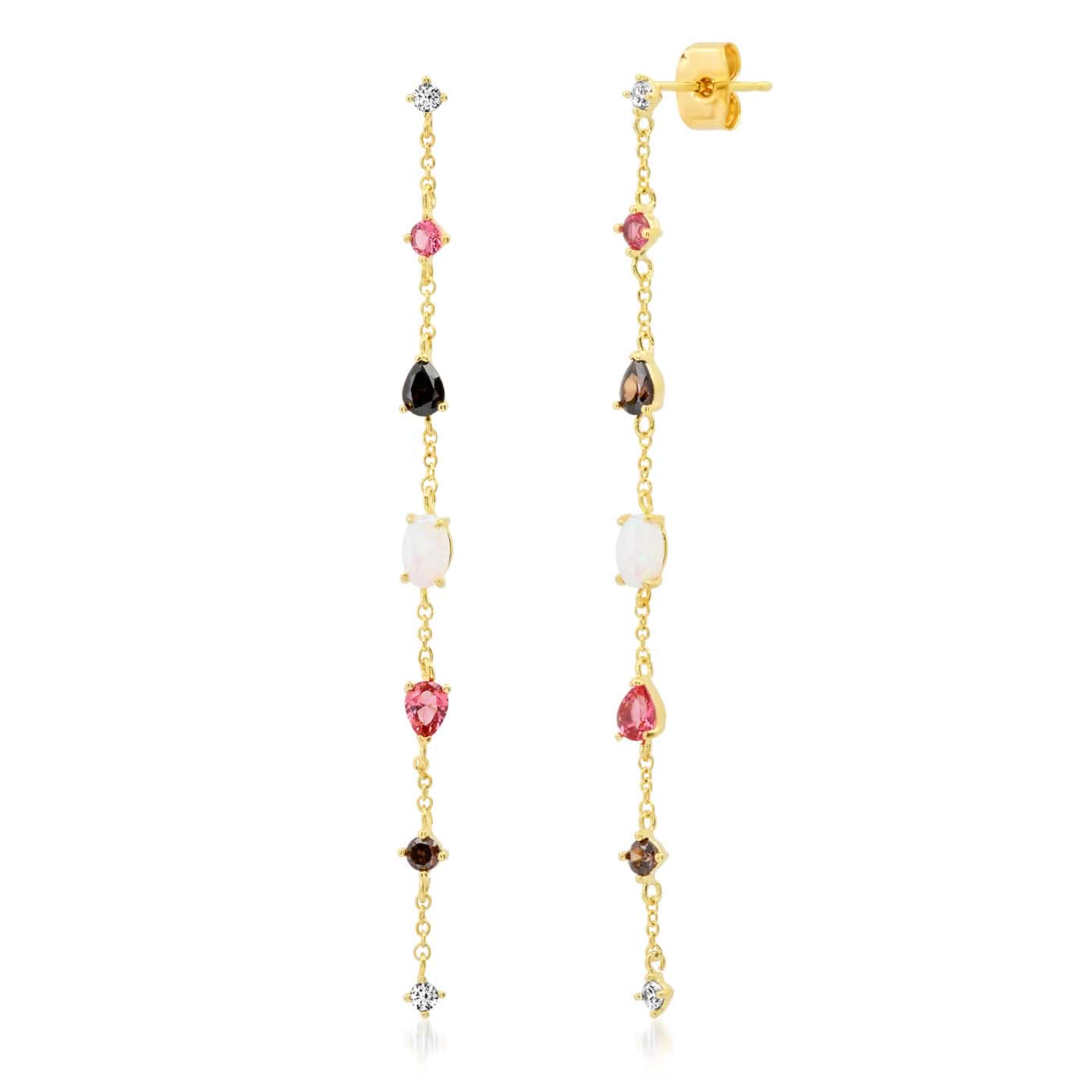 Gemma Linear Drop Earrings