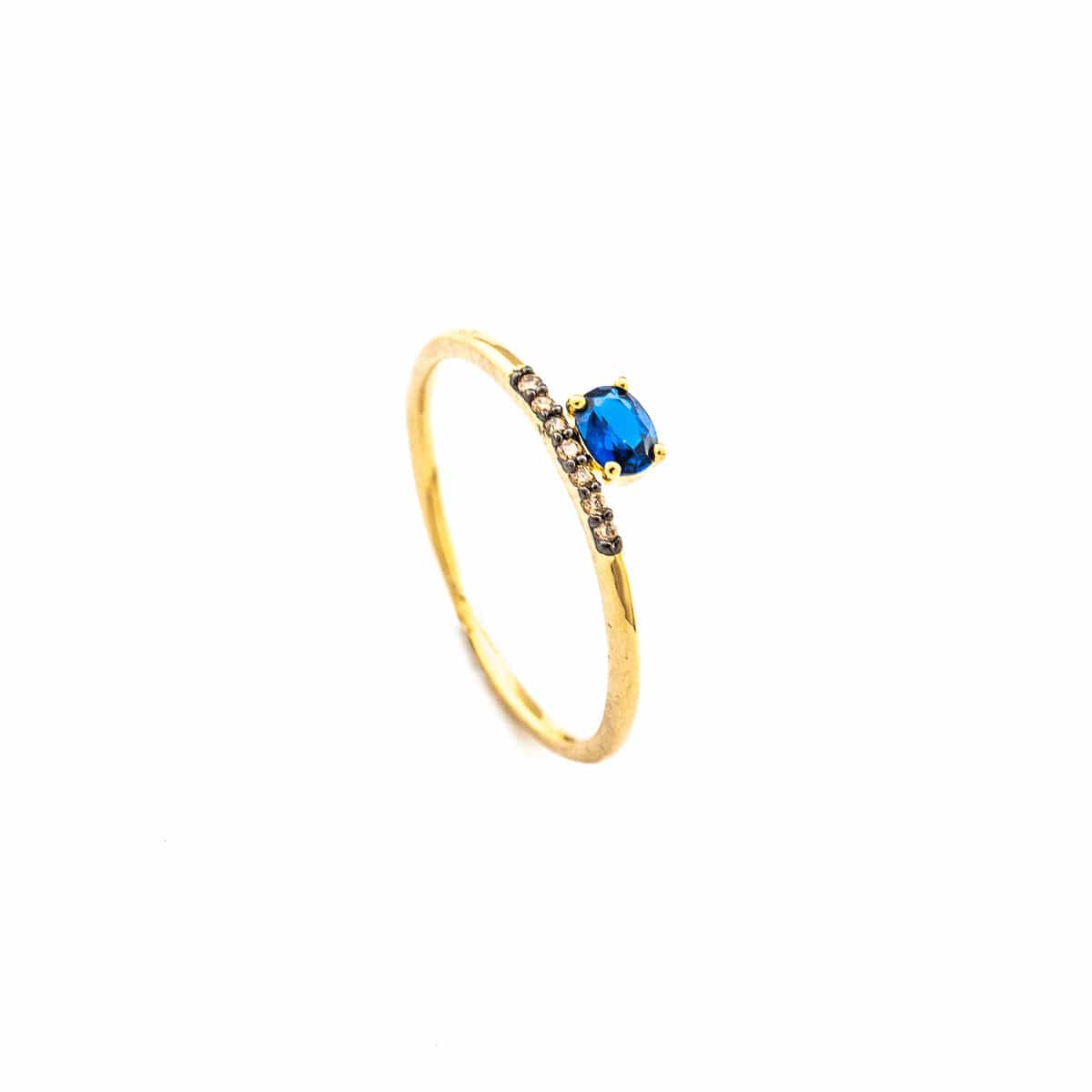 Montana Blue Offset Ring