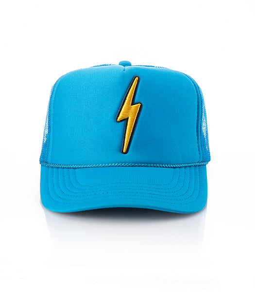 Local Beach Lightning Bolt Patch Trucker Hat