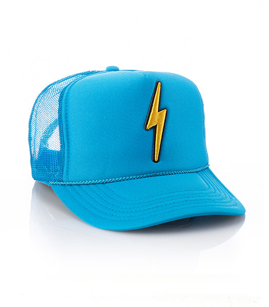 Local Beach Lightning Bolt Patch Trucker Hat