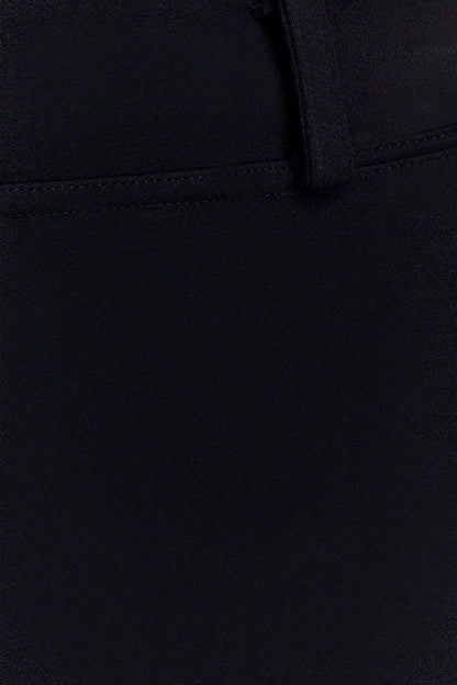 Blanca Stretch Crepe Capri Pants Black