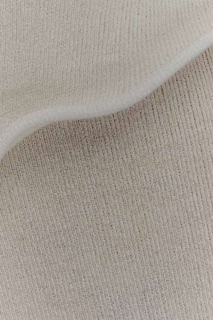 Caprice Halter Knit Maxi Dress White