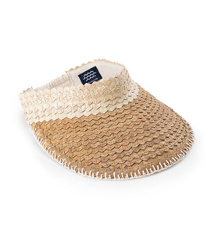 Playa Crochet Straw Visor