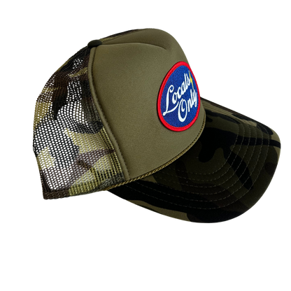 Locals Only Oval Patch Trucker Hat