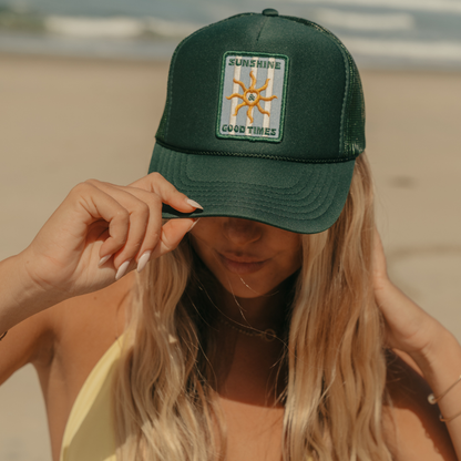 Sunshine & Good Times Trucker Hat