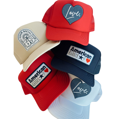 Golden Hour Social Club Patch Trucker Hat