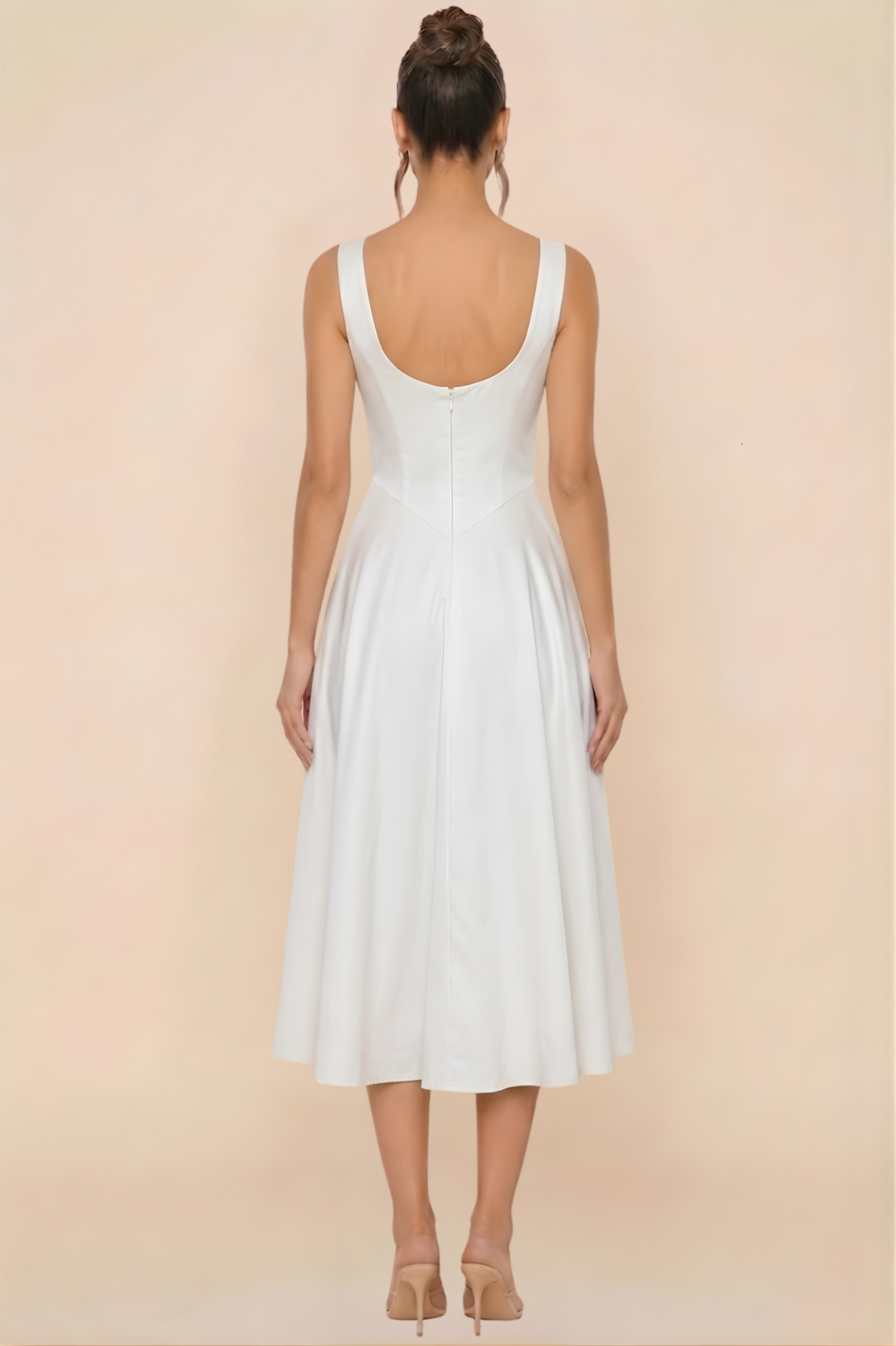 Muse Midi Dress - White