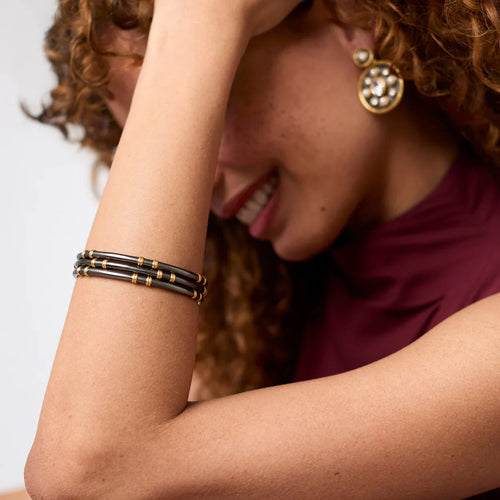 Tribeca Stacking Bangle - Mixed Metal - M