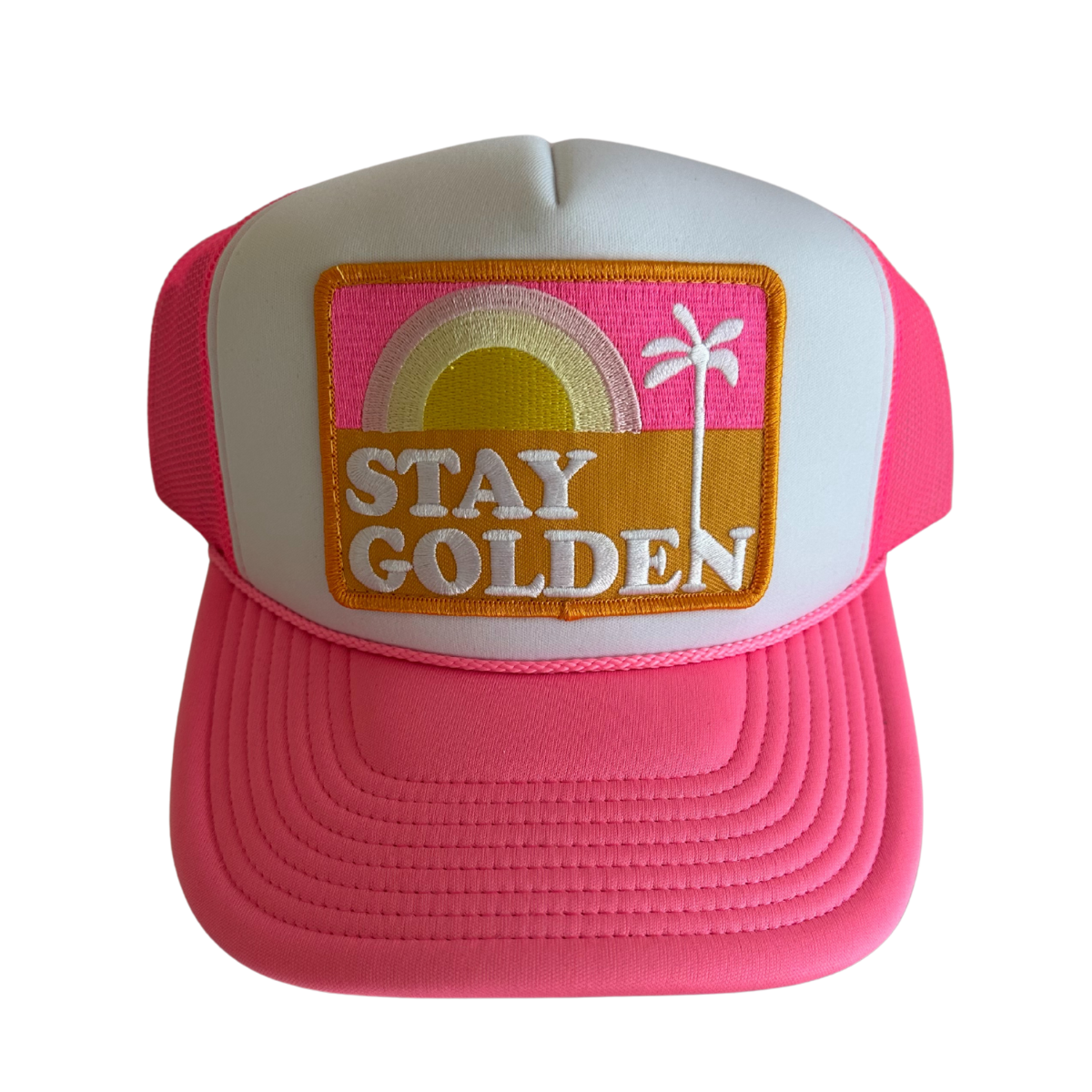 Stay Golden Patch Trucker Hat