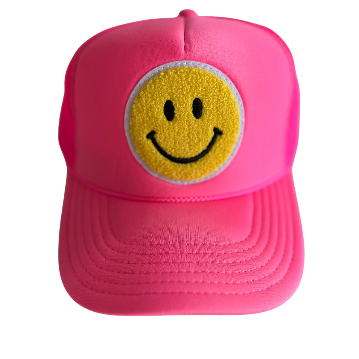Local Beach Smiley Patch Trucker Hat