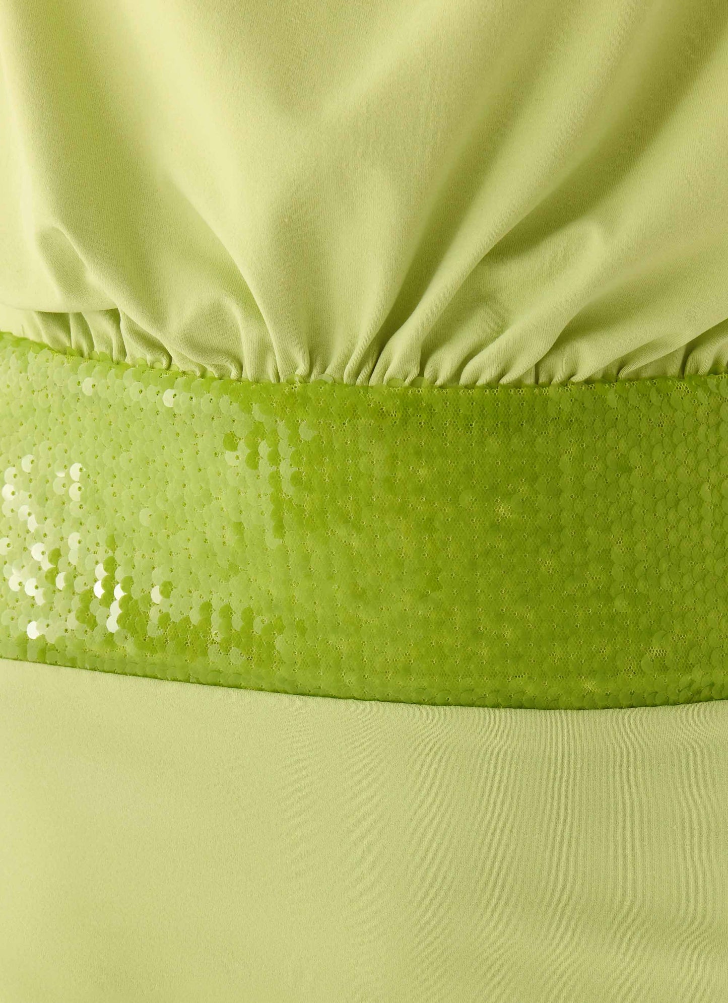 Carlie Halter Mini Dress Lime